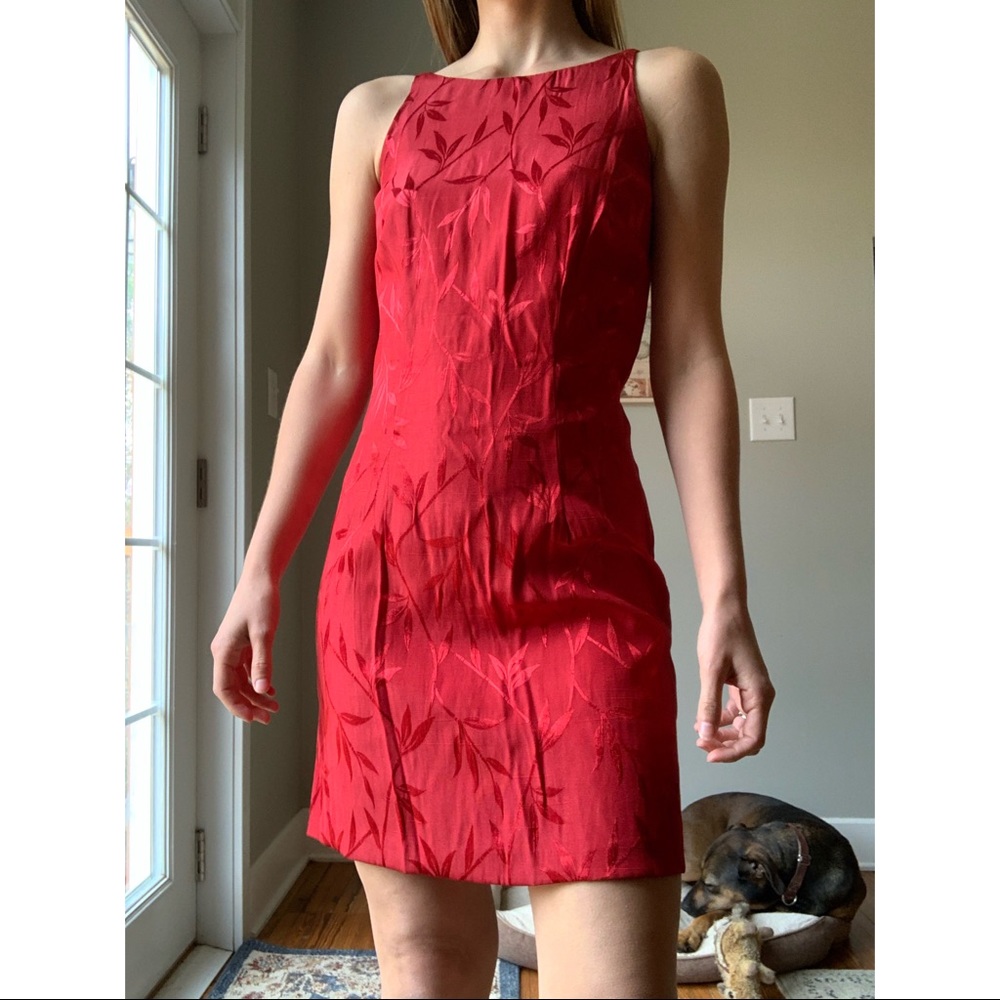 Vintage DBY Red Cocktail Party Dress